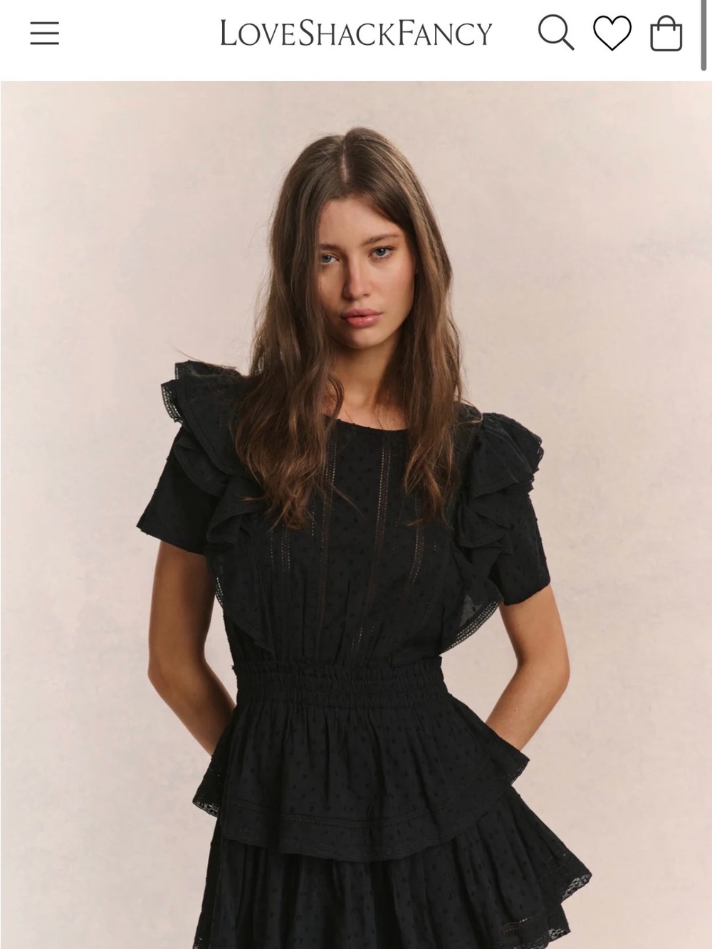 LoveShackFancy Natasha Heritage Mini Dress Size XS 🎀